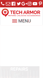 Mobile Screenshot of mytecharmor.com
